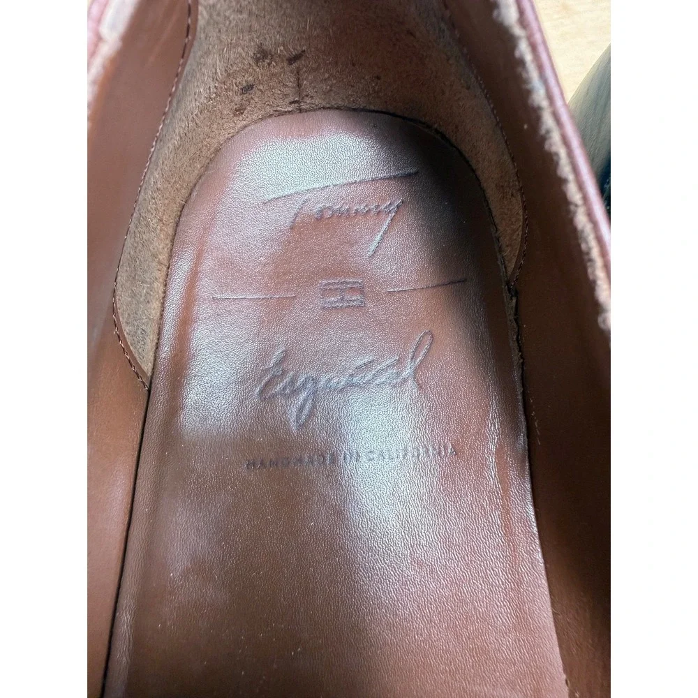 Esquivel Leather Penny Loafer Dress Shoes Men's 41 US 7.5-8 Hand Made California